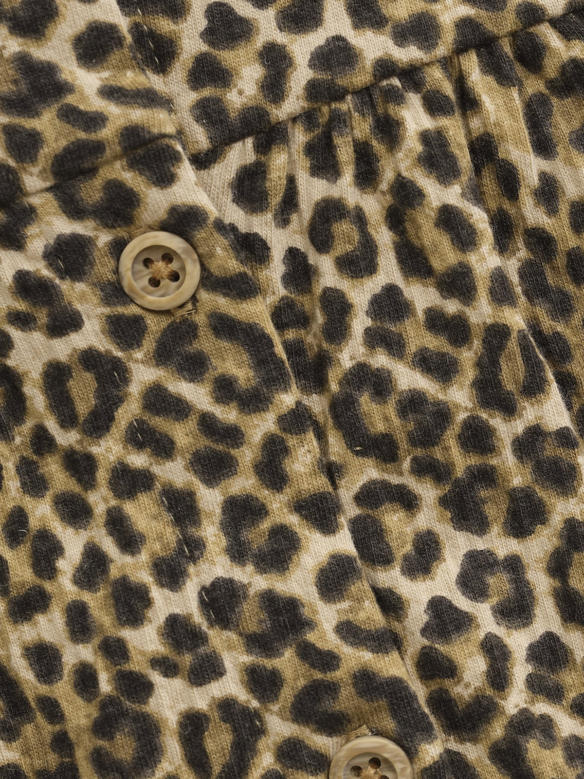 Daily7 | Longsleeve leopard latte sand