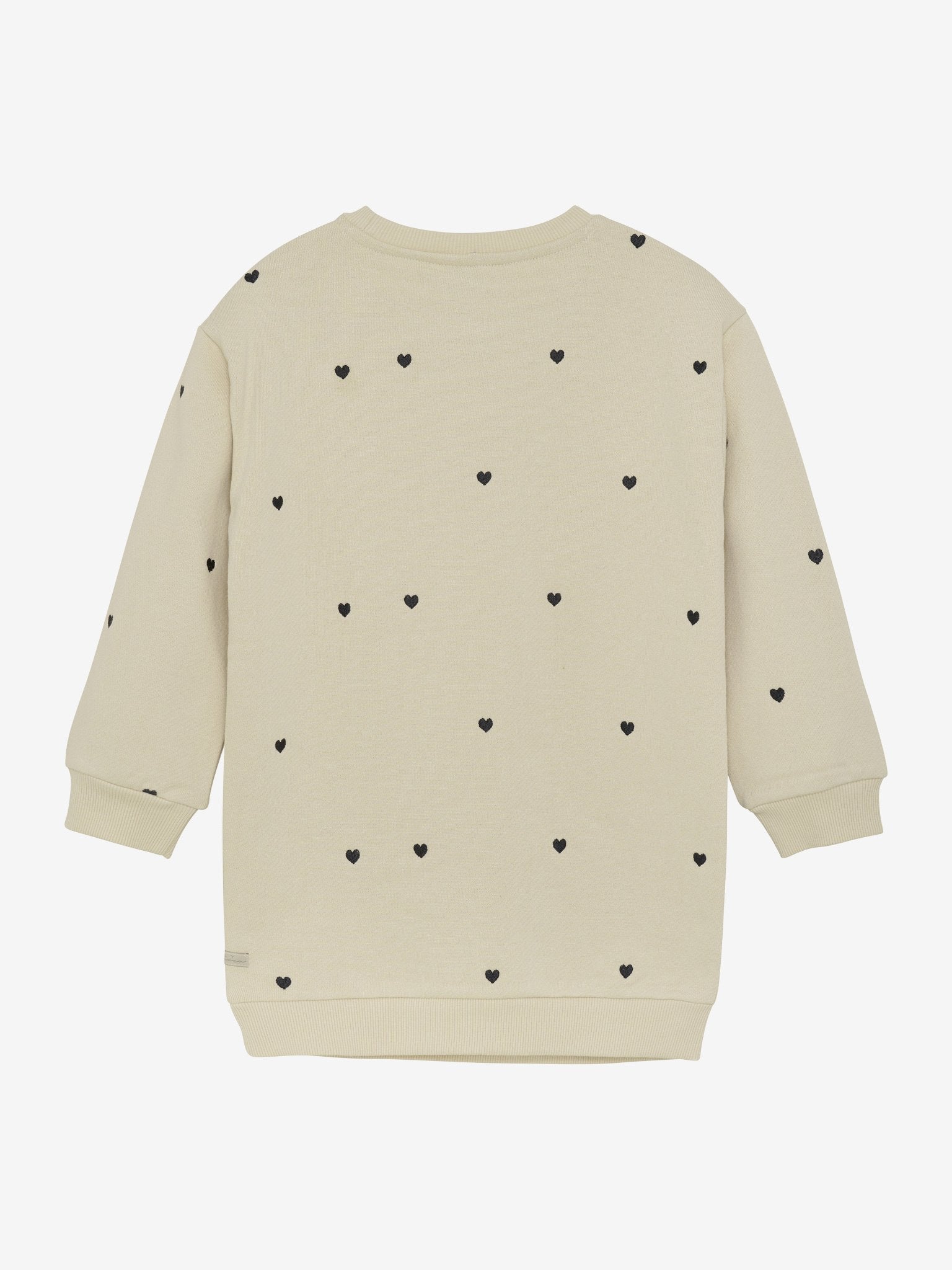 Daily7 | Sweaterdress hartjes sandshell