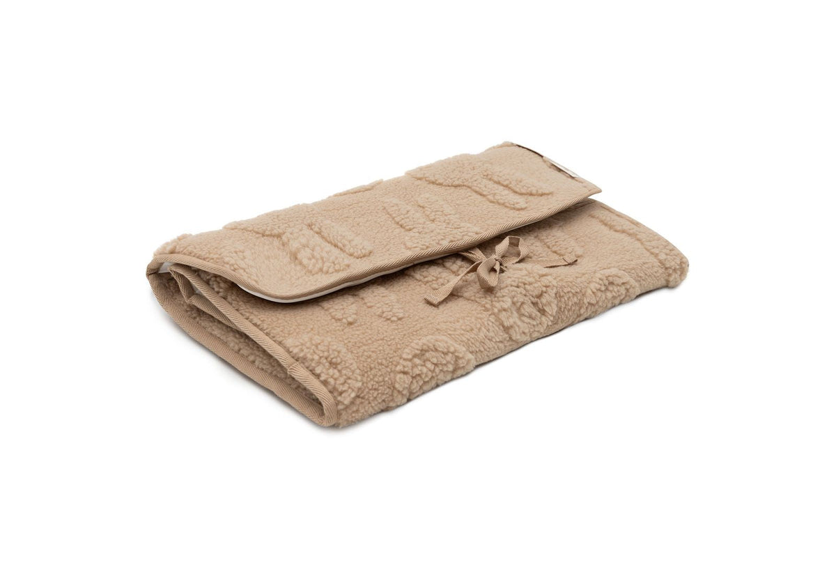 Jollein | Verschoningsmat met opbergvak Nijntje jacquard teddy biscuit