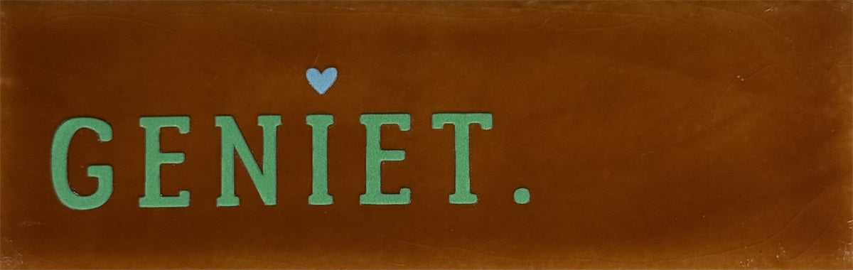 Yett | Tegeltje langwerpig terra Geniet