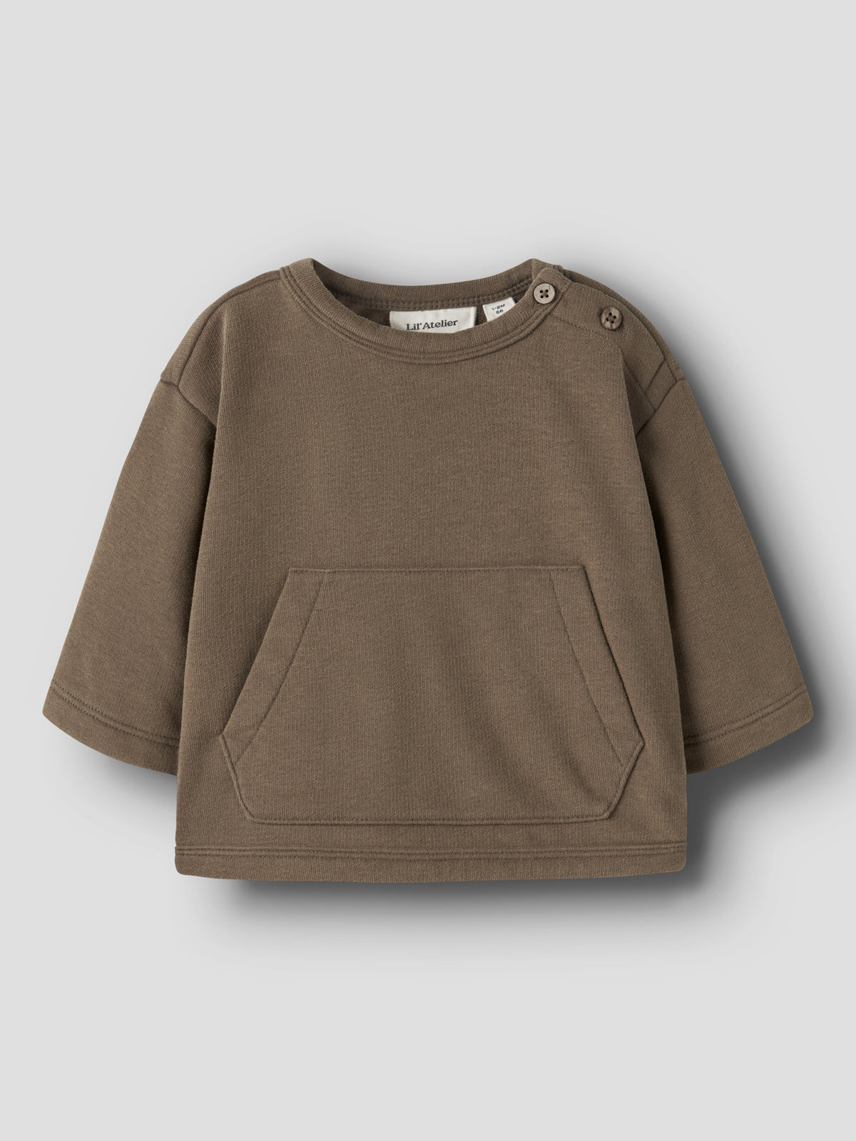 Lil Atelier | Baby Sweater Ilondon Rea teak
