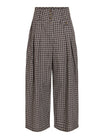 Vila | Pantalon Daniella high waist geruit