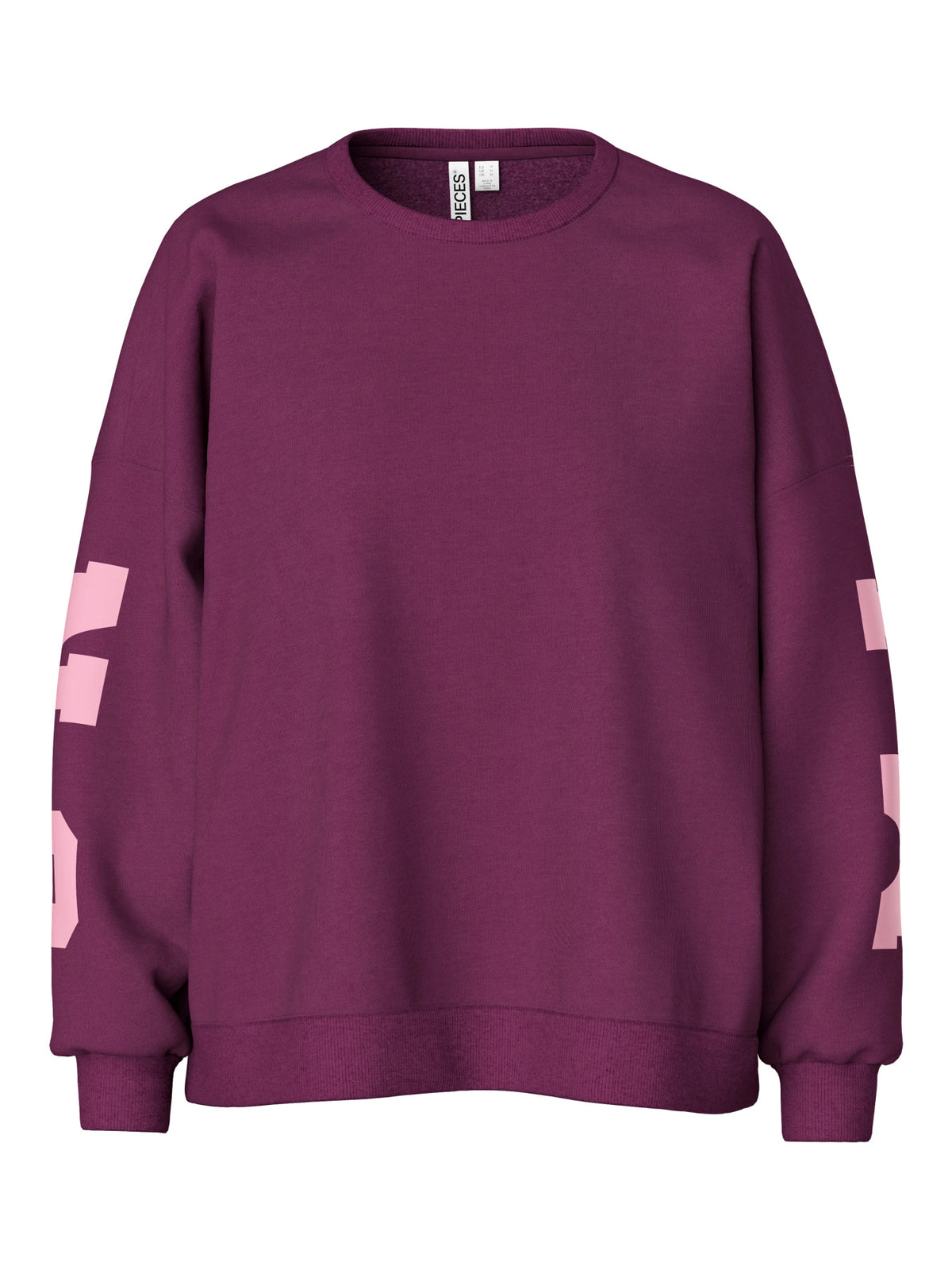 Pieces | Sweater Chilli Fany met tekst Milano