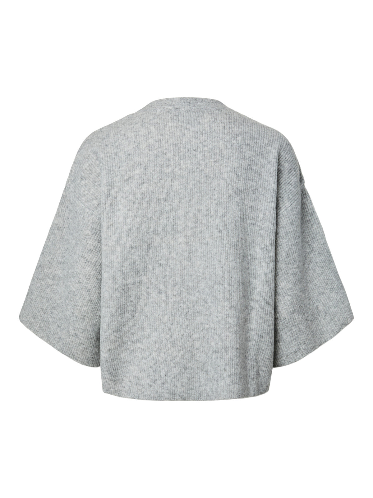 Pieces | Top Niko light grey melange