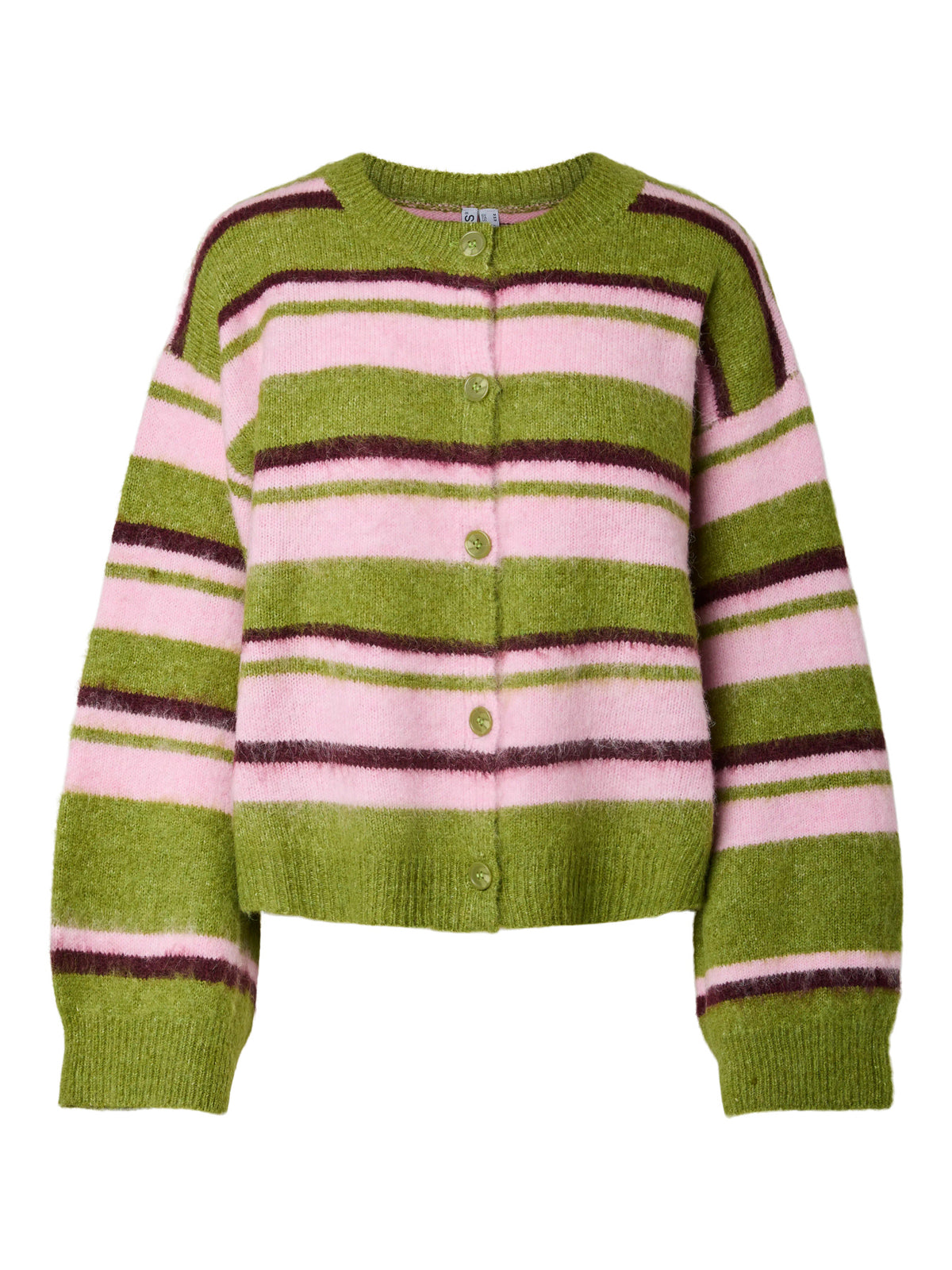 Pieces | Gebreid vest Ada woodbine