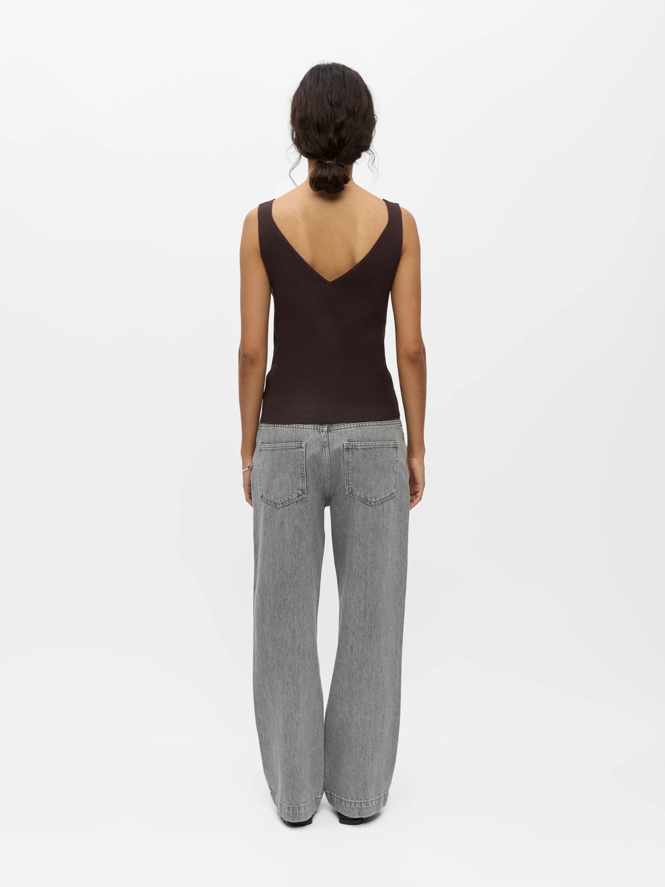 Object | Gebreide top Kuni seal brown