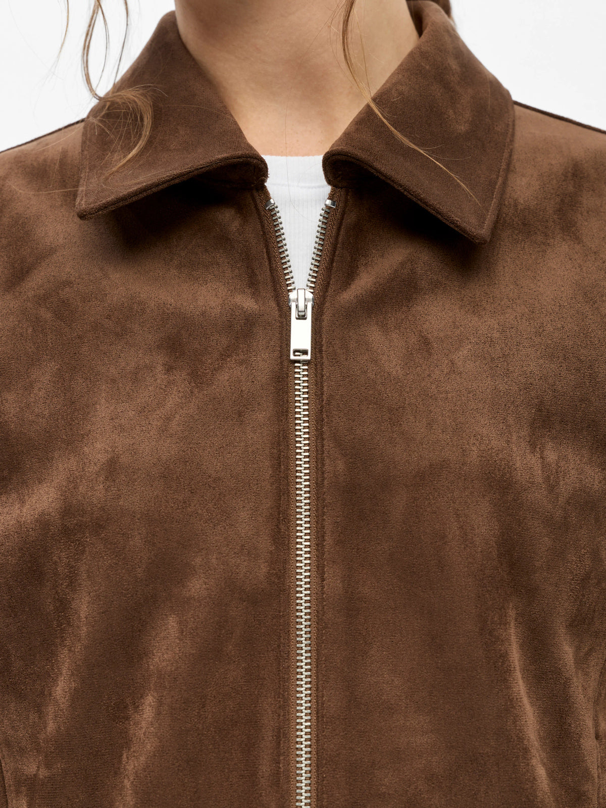 Object | Suede look jasje Denna Carafe NOOS