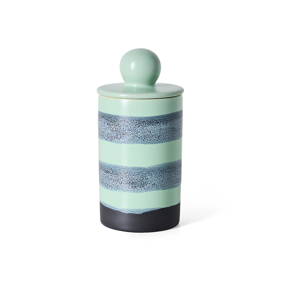 HK Living | 70s ceramics: medium storage jar, river