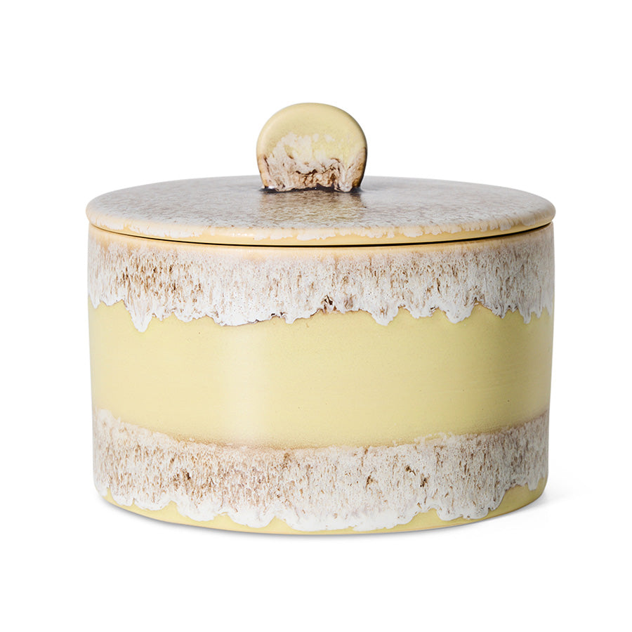 HK Living | 70s ceramics: cookie jar, custard
