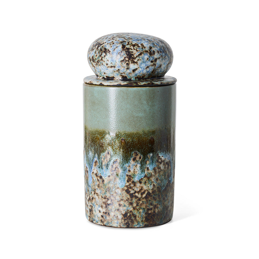 HK Living | 70s ceramics: storage jar, agave