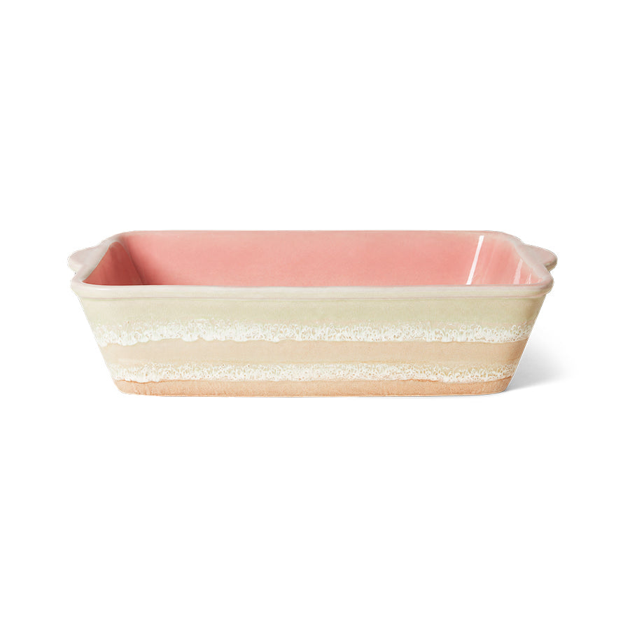 HK Living | 70s ceramics: oven dish large, umber