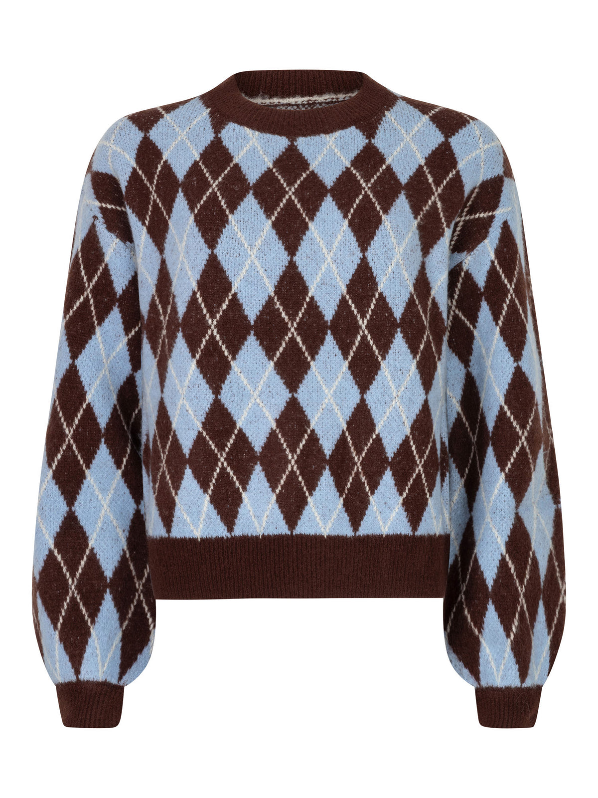 Ydence | Knitted sweater Delilah Light blue