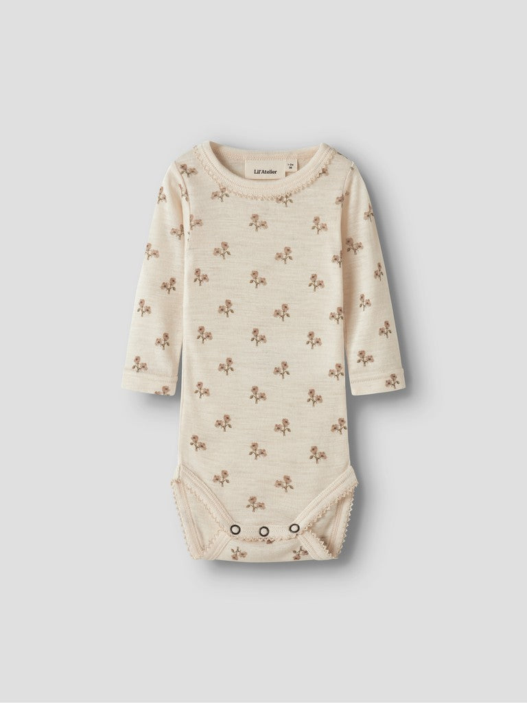 Lil Atelier | Romper Nalu turtledove flower