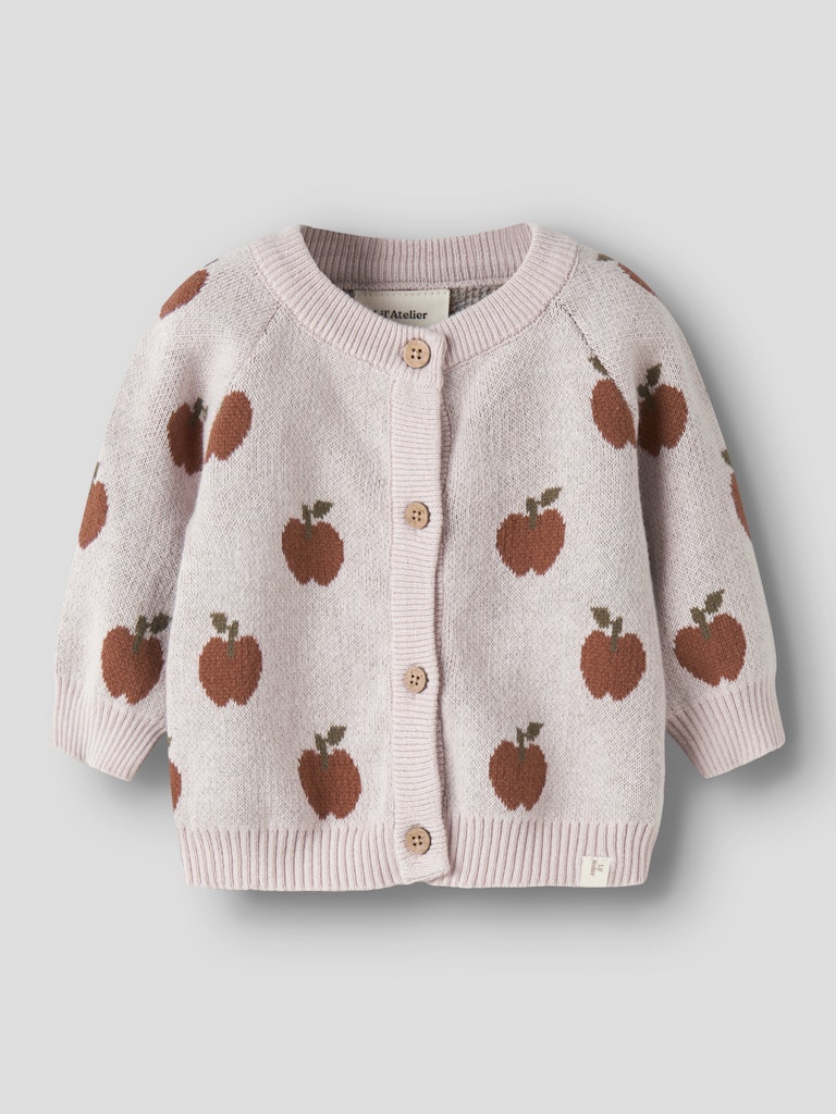 Lil Atelier | Gebreid vest Lulio NOOS hushed violet