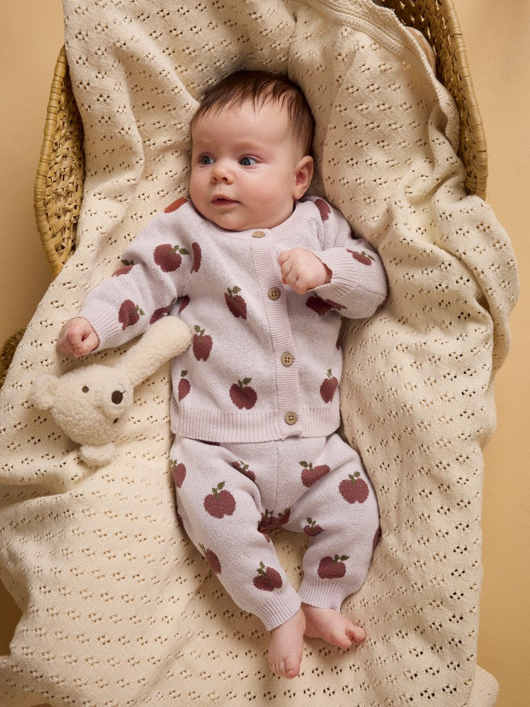 Lil Atelier | Gebreid vest Lulio NOOS hushed violet