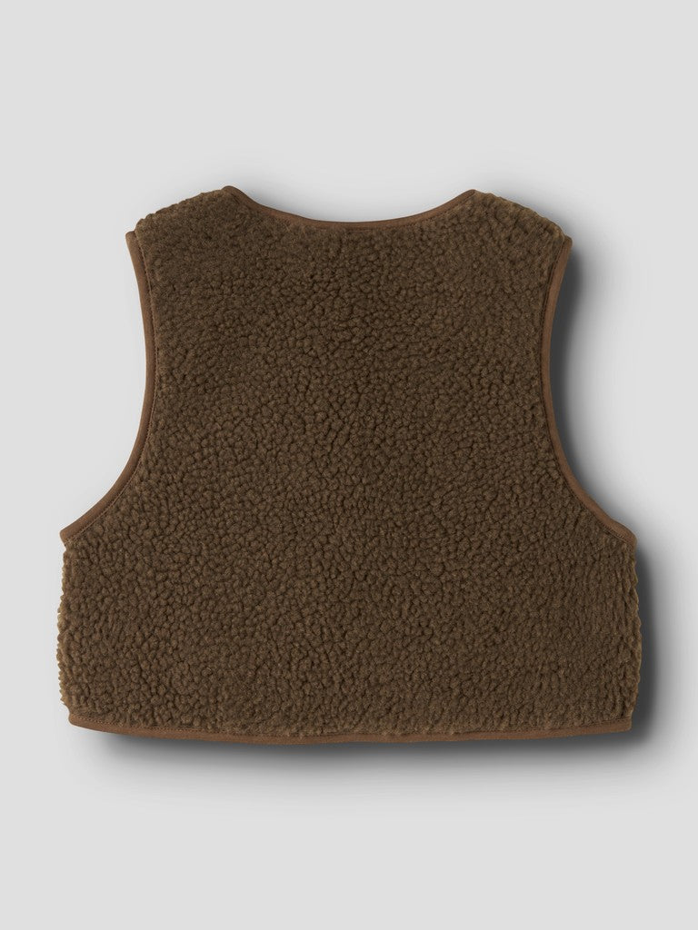 Lil Atelier | Gilet Joni RIx sherpa teak