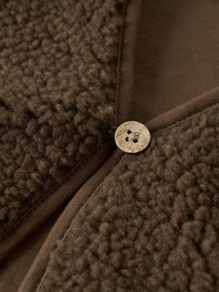 Lil Atelier | Gilet Joni RIx sherpa teak