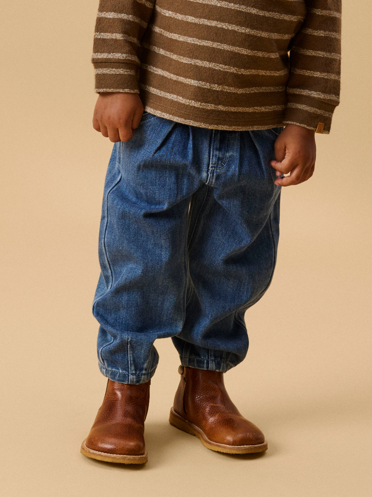 Lil Atelier | Jeans Obello Baggy dark blue denim