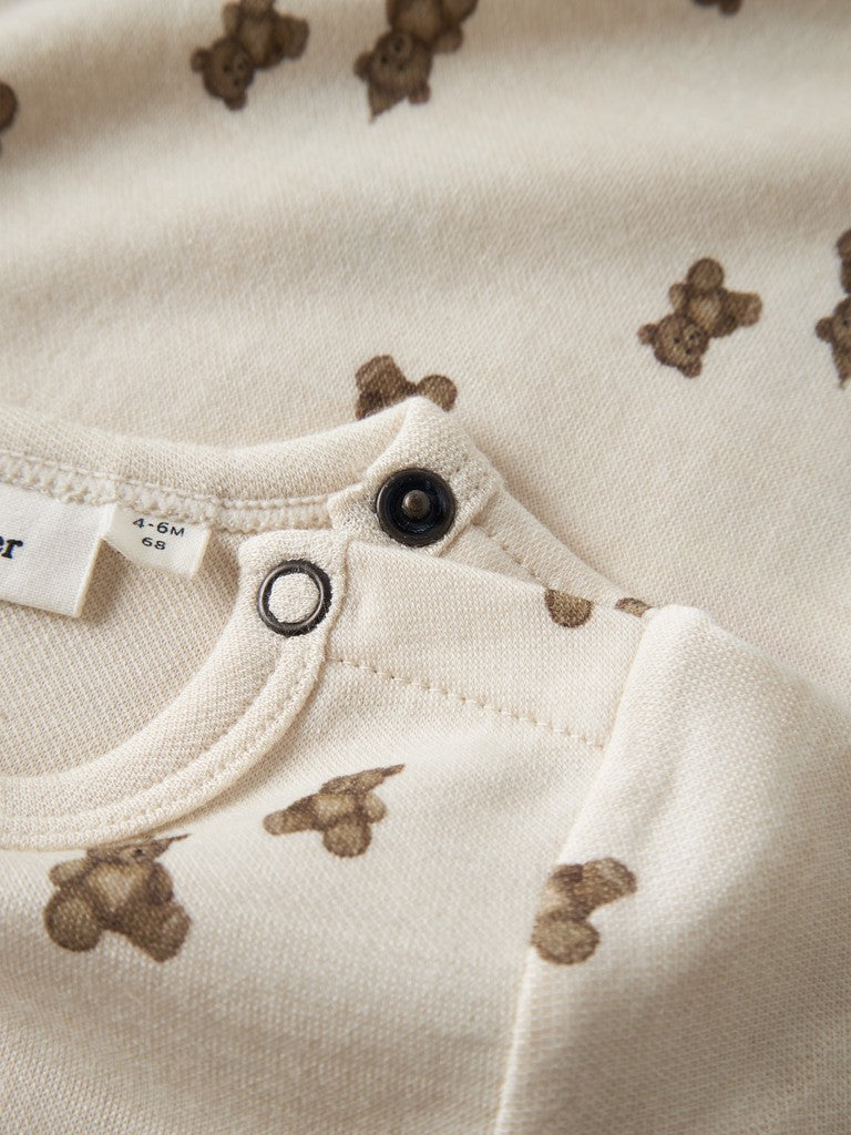 Lil Atelier | Romper Nilo Nun turtledove teddy bear NOOS