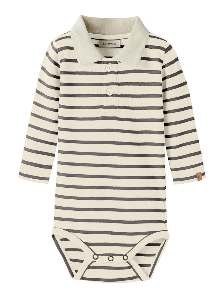 Lil Atelier | Romper Limia turtledove poppy seed
