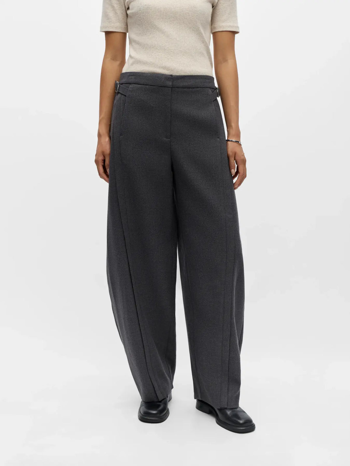 Object | Barral pantalon Kavin dark grey melange