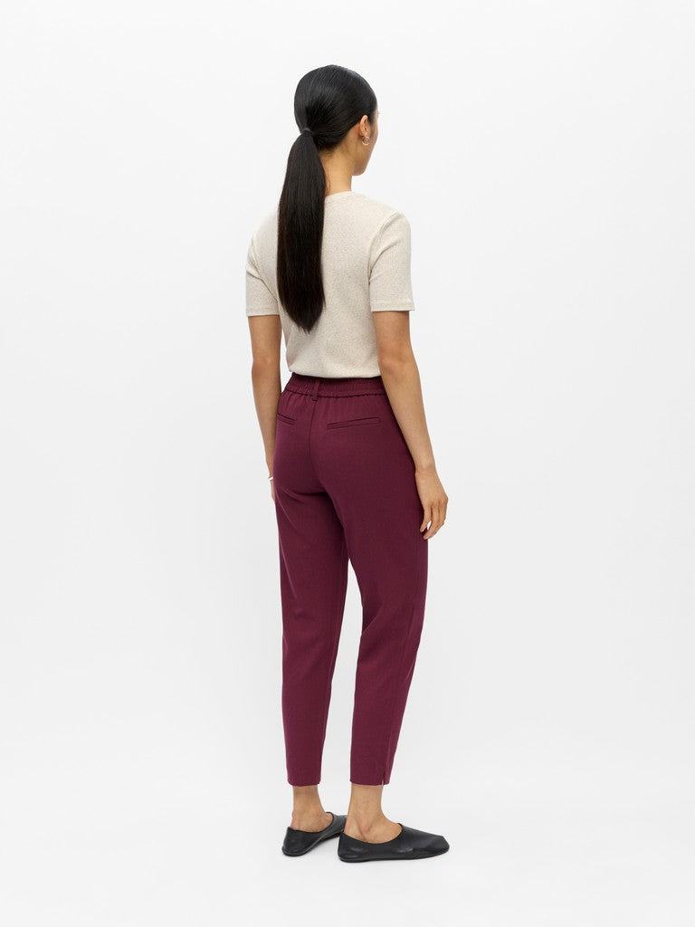 Object | Broek Lisa Slim windsor wine NOOS