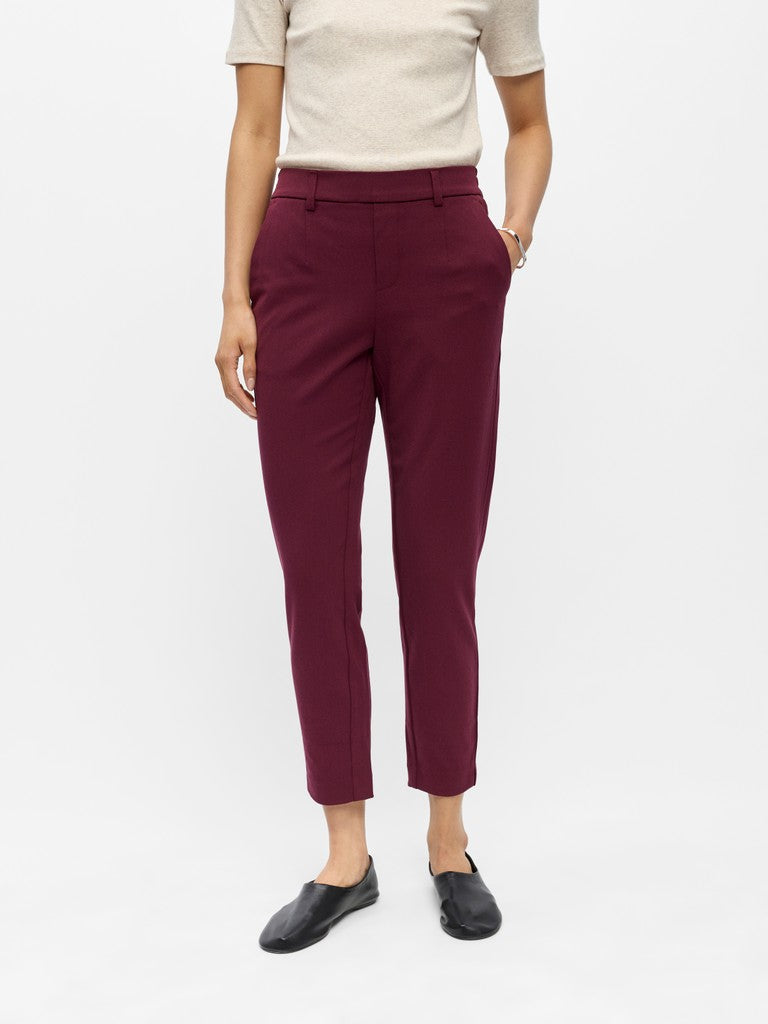 Object | Broek Lisa Slim windsor wine NOOS