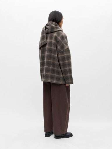 Object | Winterjas Maise met sjaal ruit carafe NOOS