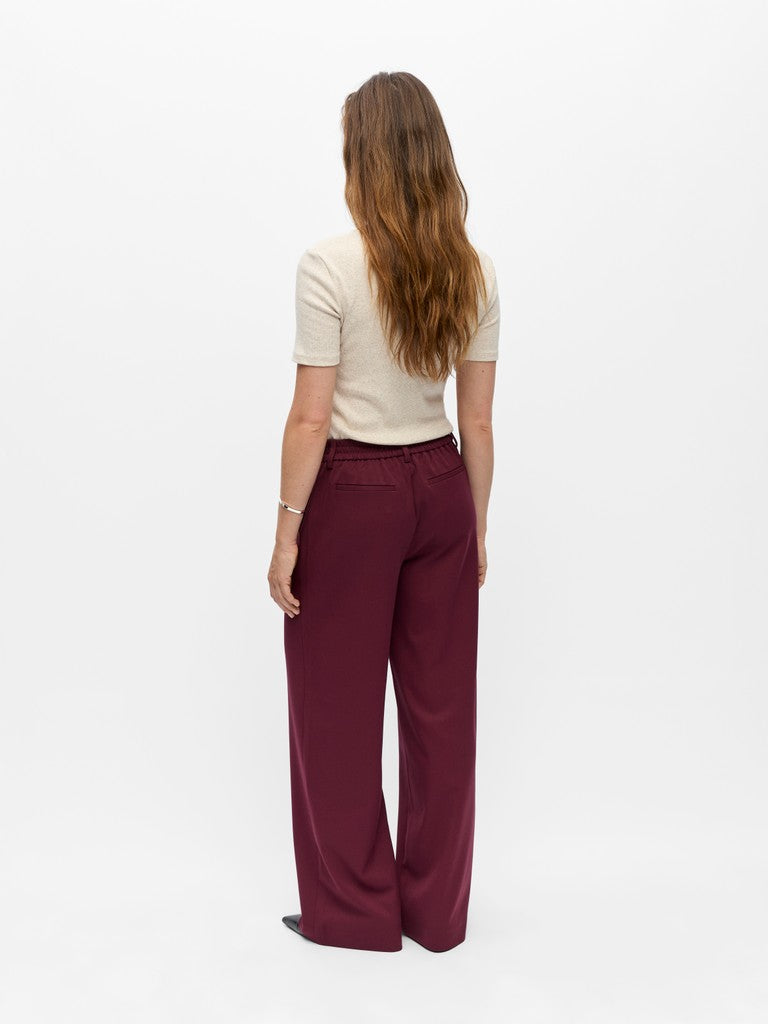 Object | Broek Lisa wide windsor wine NOOS