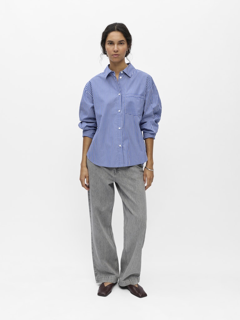 Object | Blouse Zila clematis blue white NOOS