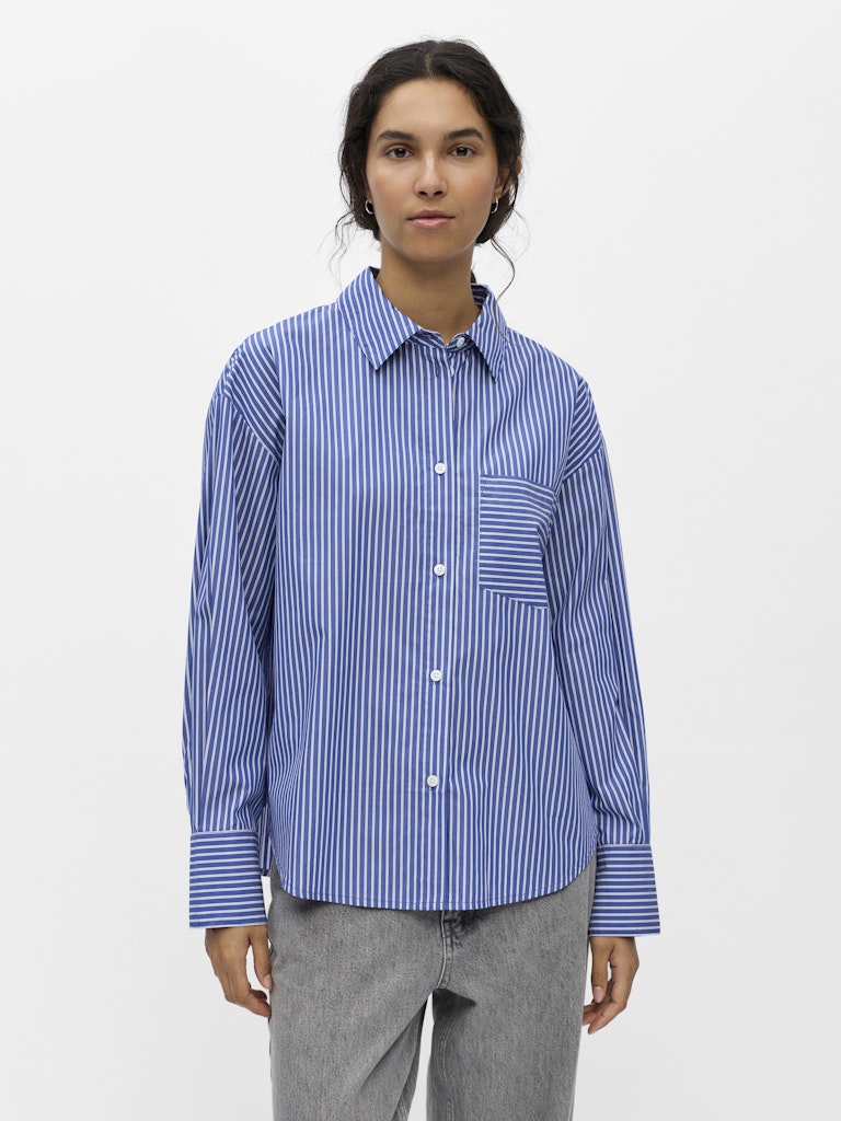Object | Blouse Zila clematis blue white NOOS