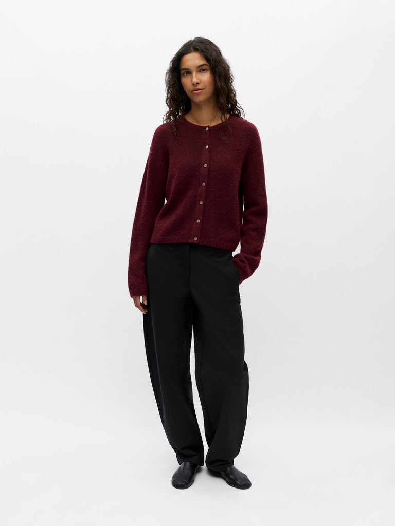 Object | Gebreid vest Agate windsor wine melange NOOS