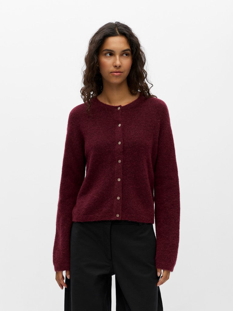 Object | Gebreid vest Agate windsor wine melange NOOS