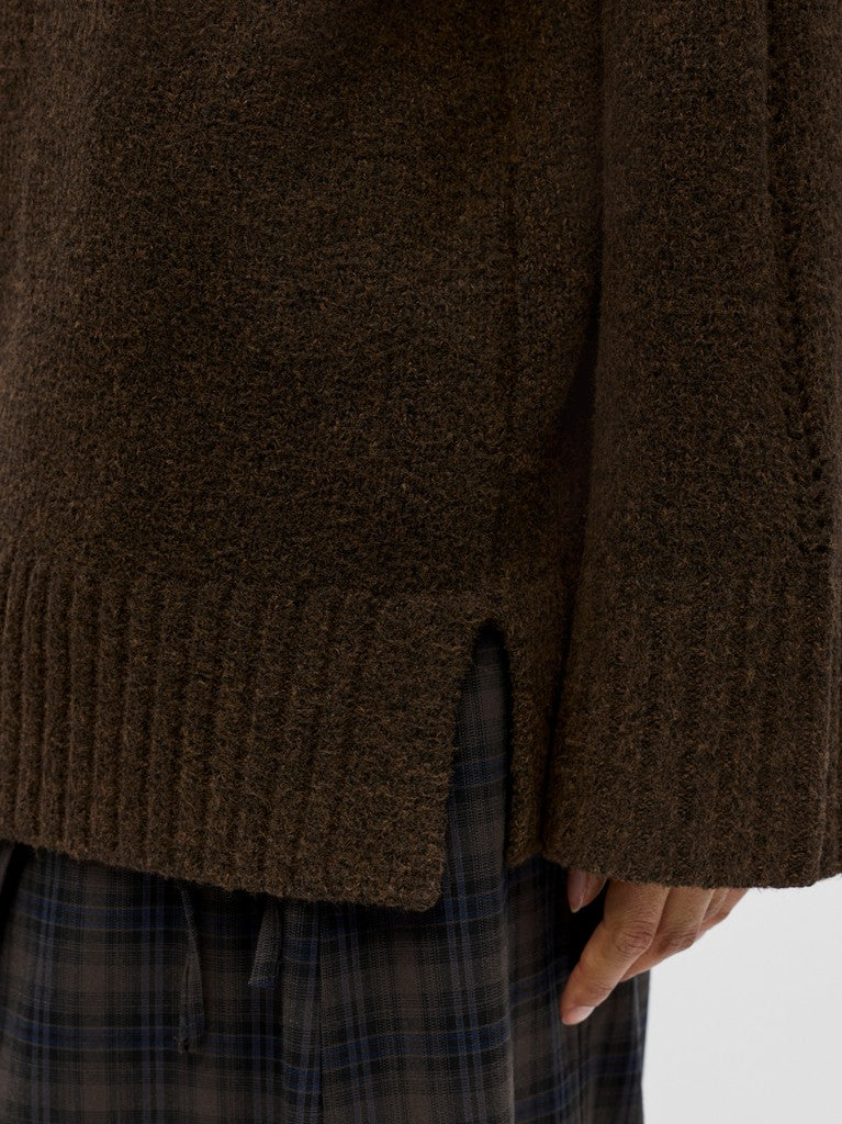 Object | Trui Mali seal brown melange NOOS