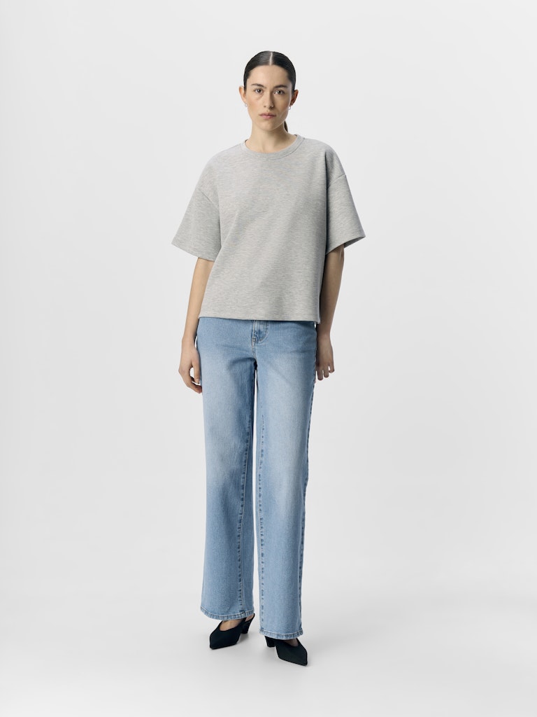 Object | T-Shirt Andrea light grey melange NOOS