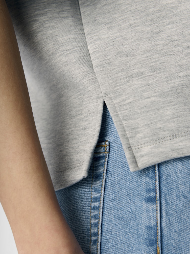 Object | T-Shirt Andrea light grey melange NOOS