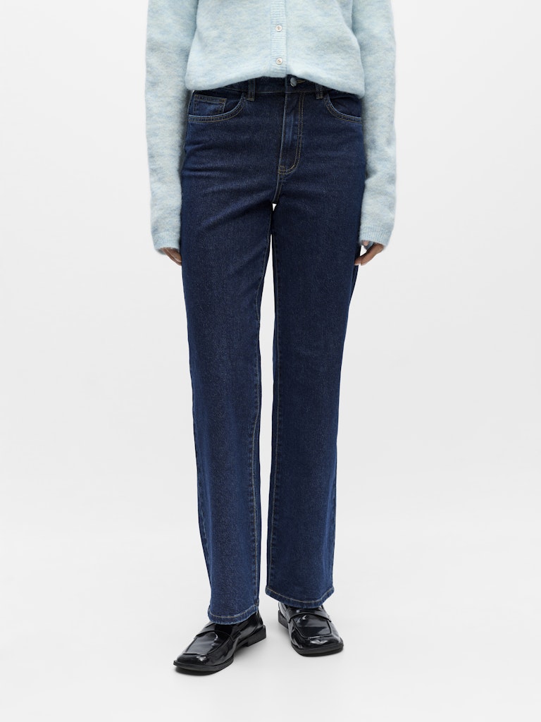 Object | Jeans Elia Mae straight dark blue denim NOOS