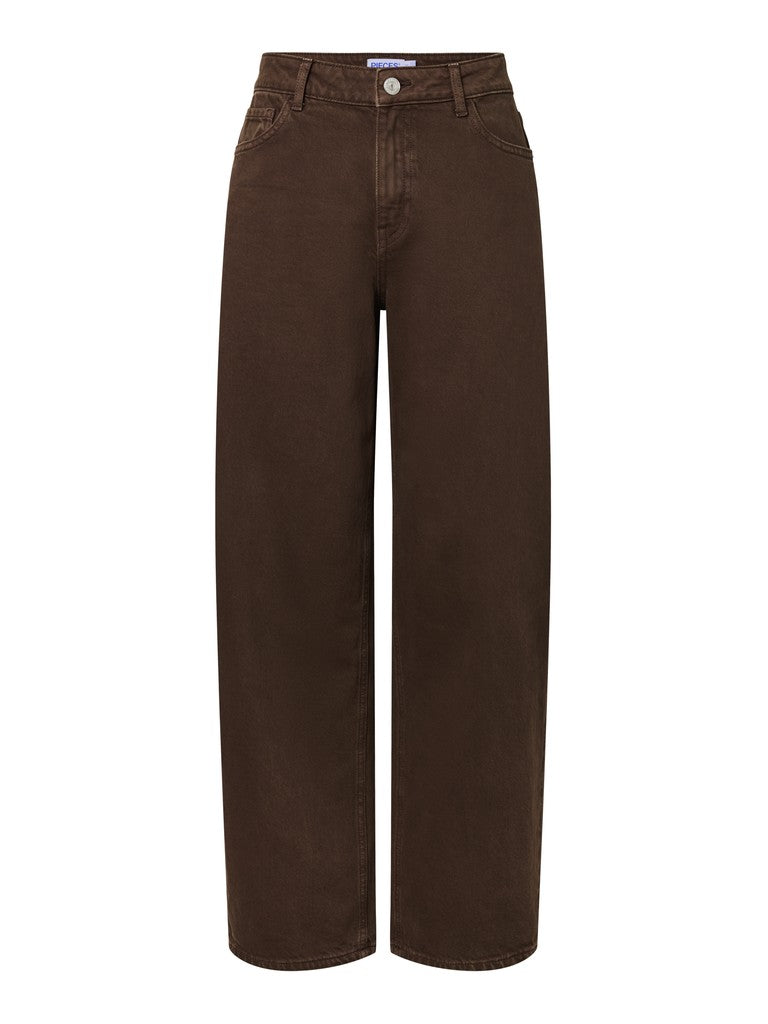 Pieces | Jeans Grace Barrel hot fudge lengte 32 NOOS