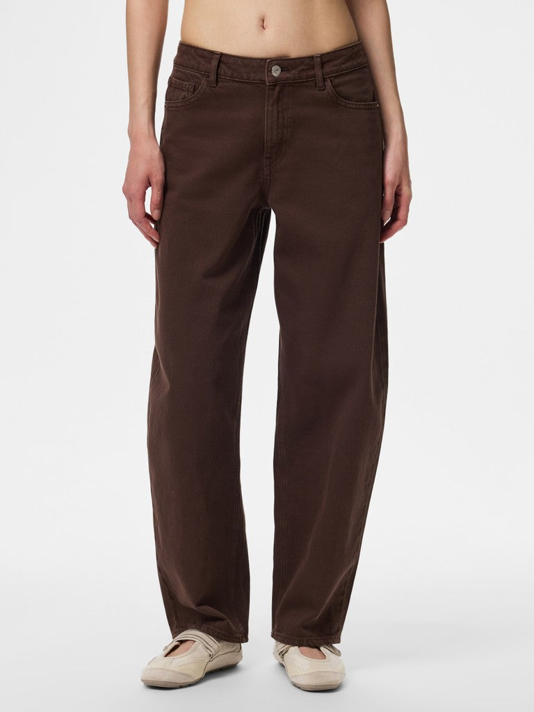 Pieces | Jeans Grace Barrel hot fudge lengte 32 NOOS
