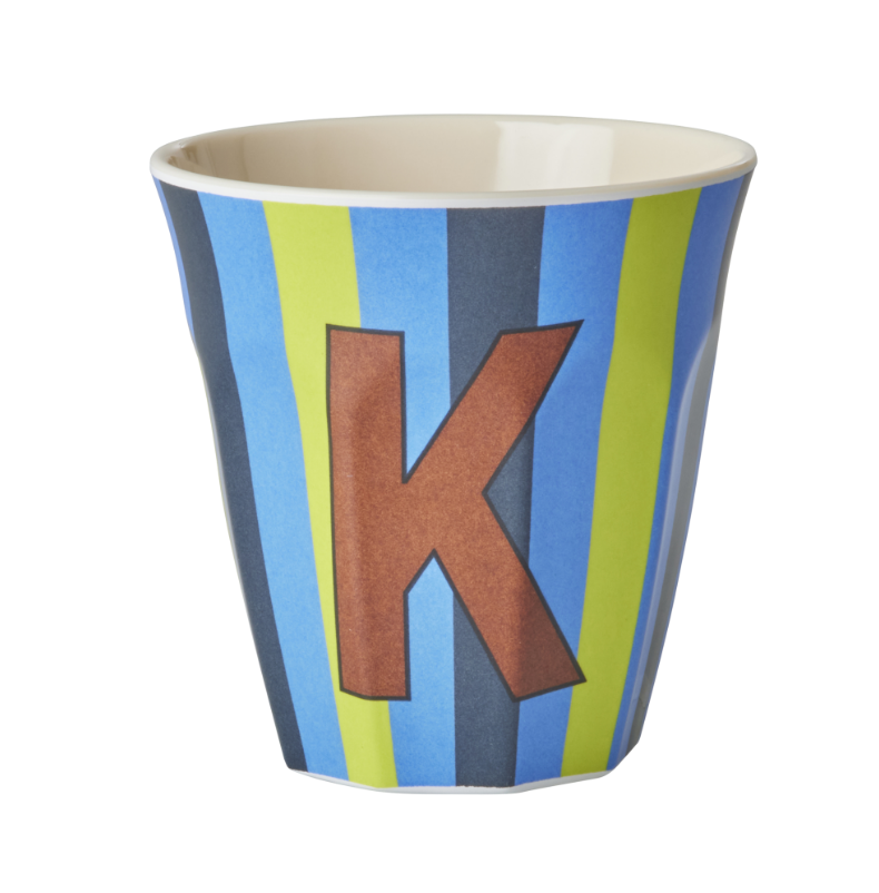 Rice | Mok melamine K blauw stripes