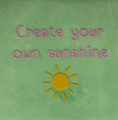 Yett | Tegeltje create your own sunshine mint