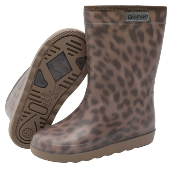 Enfant | Thermo boots leopard print pine bark NEW