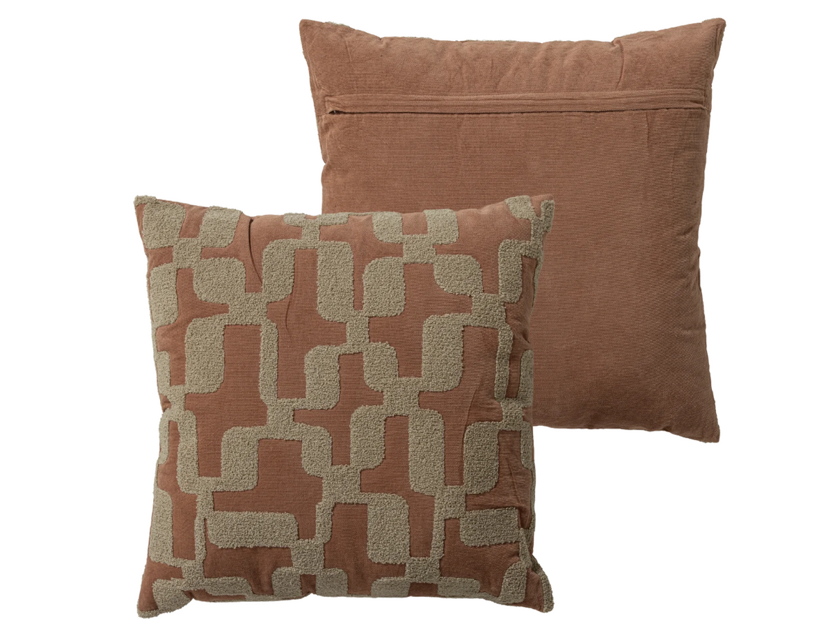 Woood | Kussen Luvo pink/sand