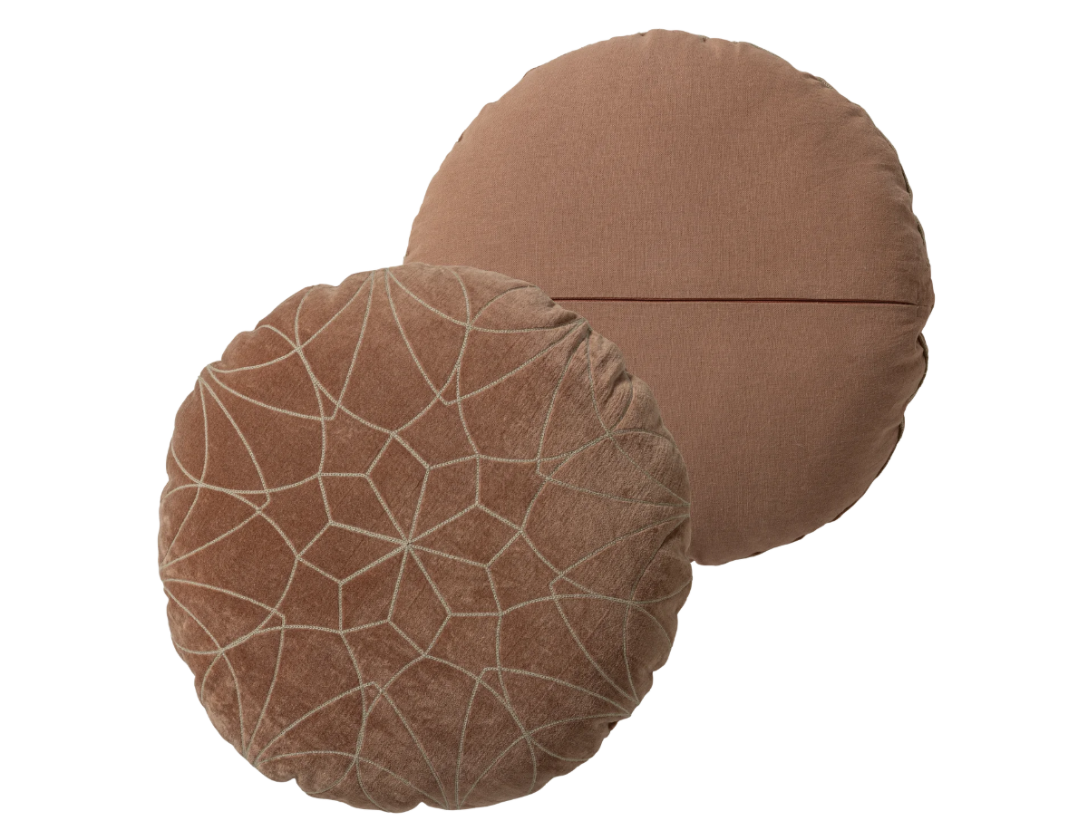 Woood | Kussen Luvo pink/sand