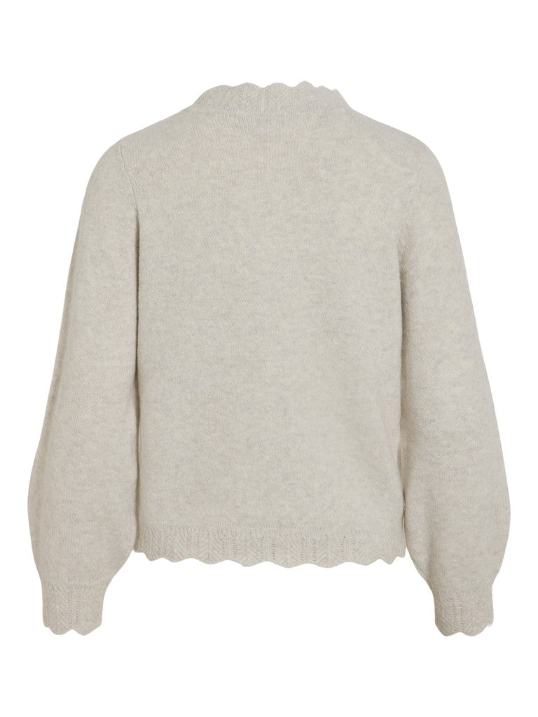 Vila | Trui Nikolina super light natural melange NOOS