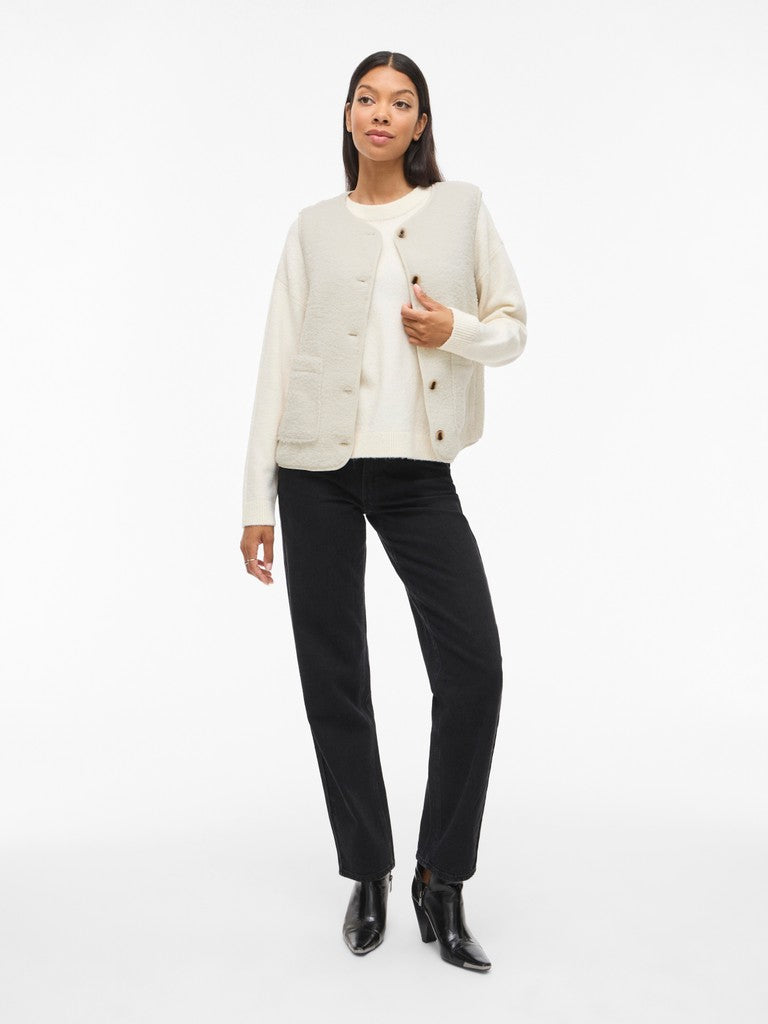 Vila | Gilet Ada Teddy birch NOOS