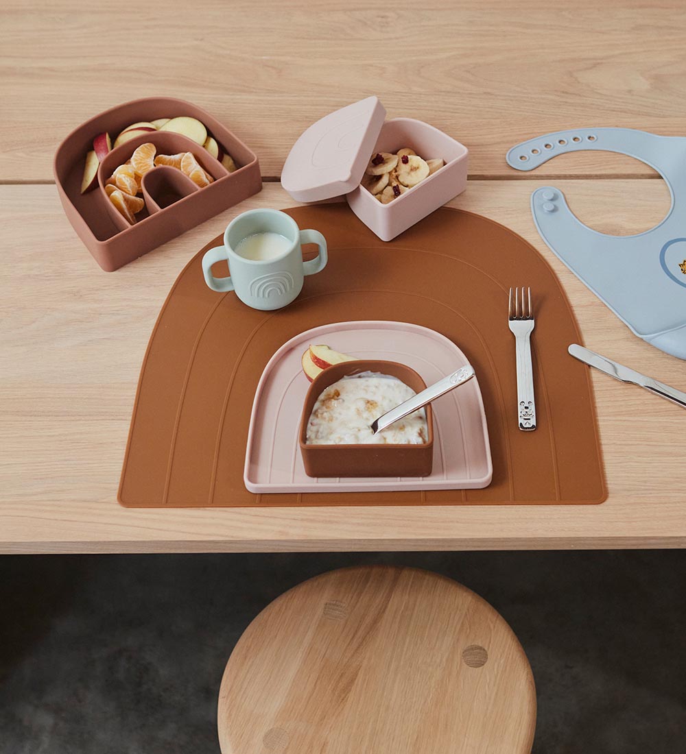 OYOY | Rainbow bord en kom caramel/lavender