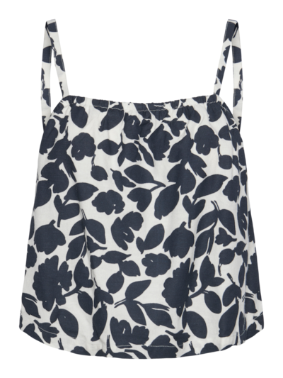 Pieces | Strap top klarisa egret/ombre blue