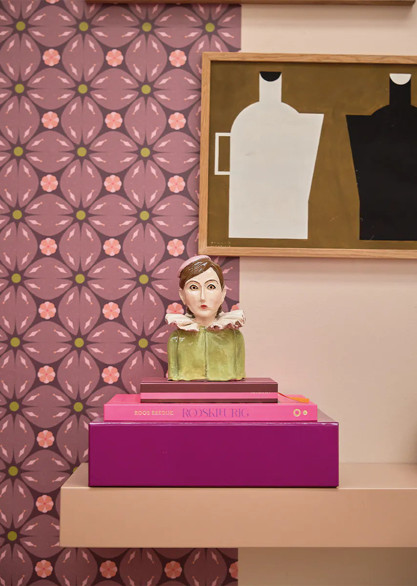 Bibelotte | Behang Porto purper