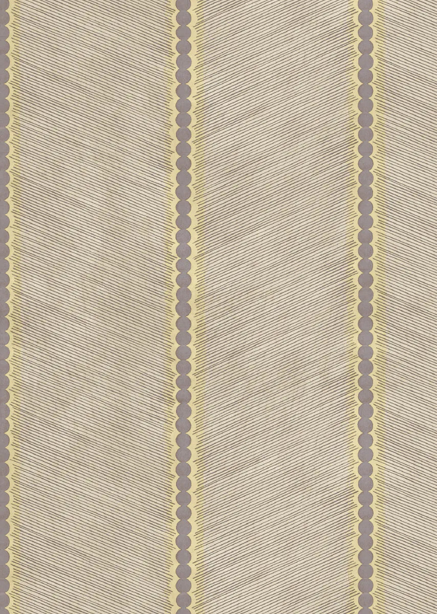 Bibelotte | Behang Chevron taupe